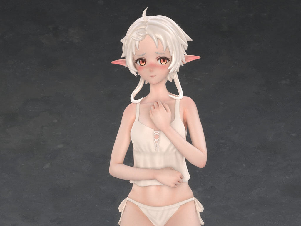 Sylphiette Mushoku Tensei 3D Model