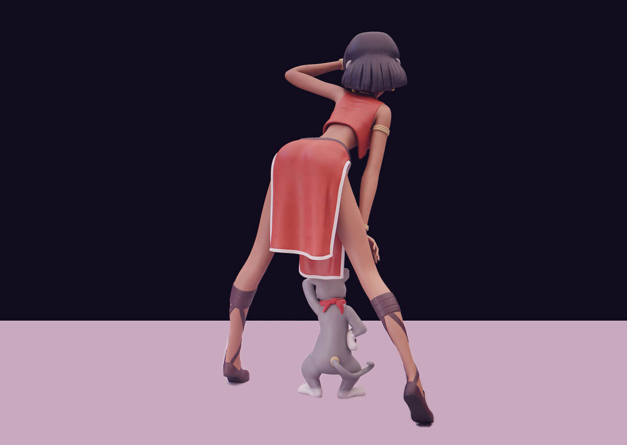 The Secret of Blue Water - Nadia 3D Model