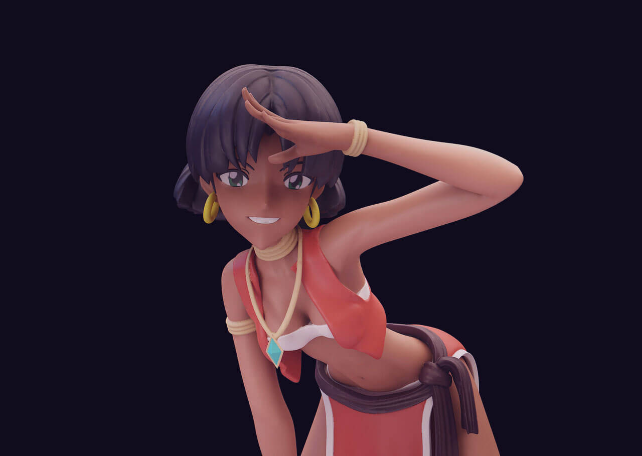 The Secret of Blue Water - Nadia 3D Model