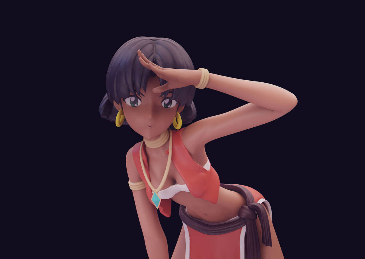 The Secret of Blue Water - Nadia 3D Model