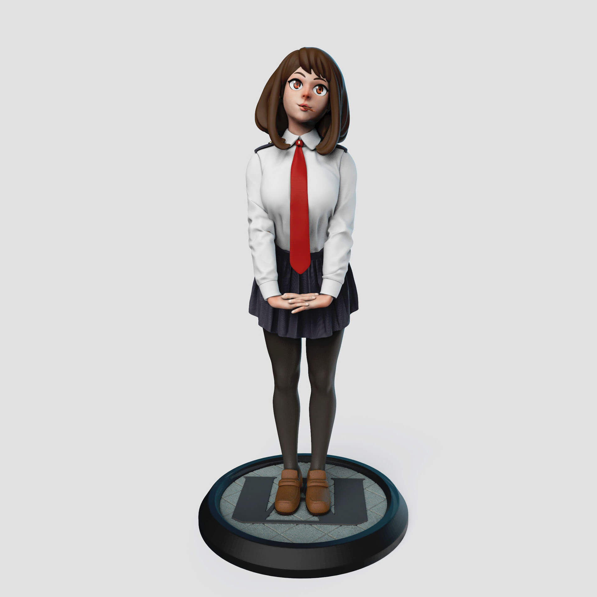 Uraraka School Dress - My Hero Academia 3D Model