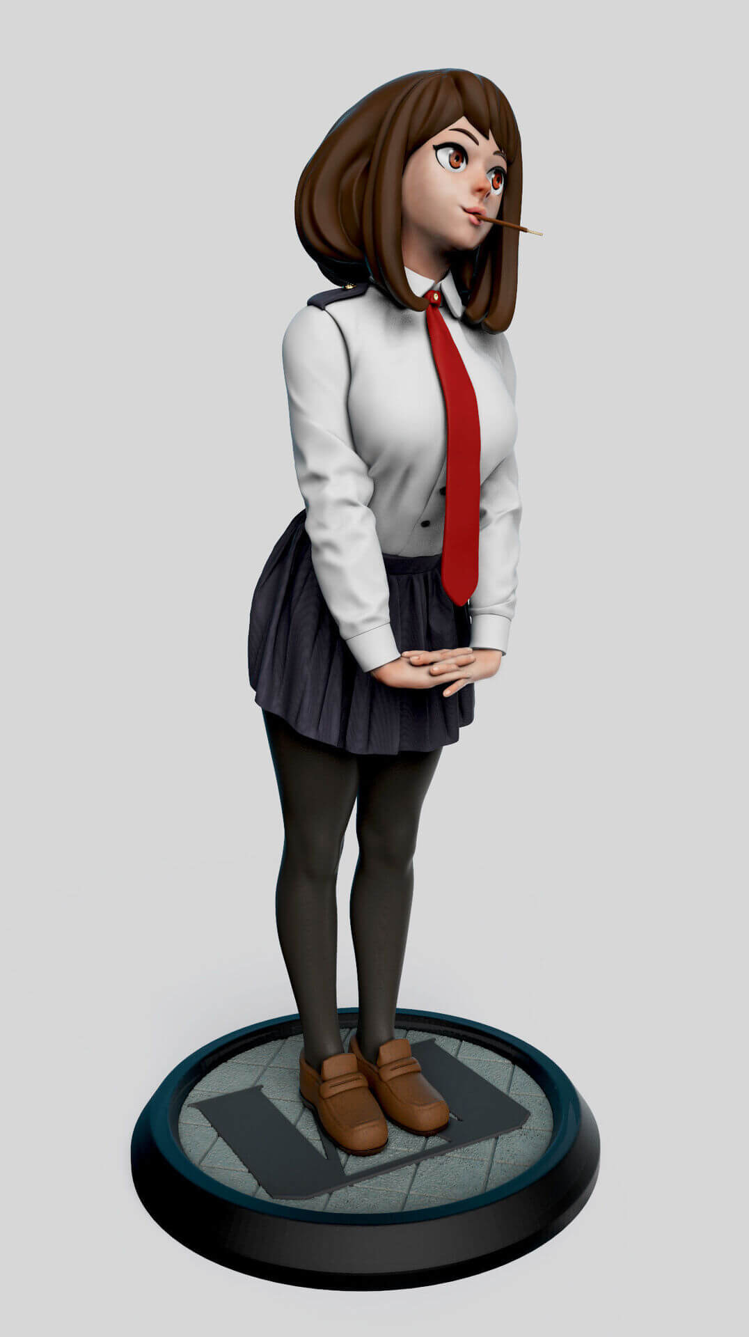 Uraraka School Dress - My Hero Academia 3D Model