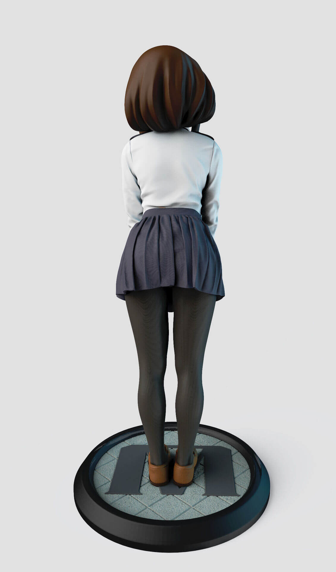 Uraraka School Dress - My Hero Academia 3D Model