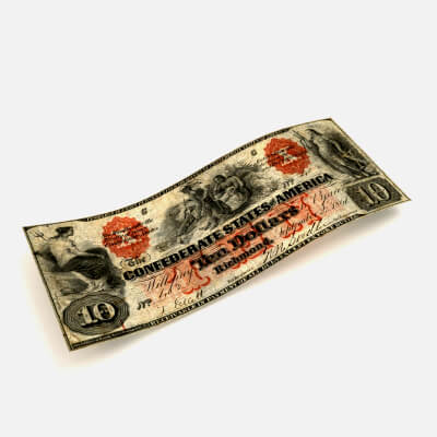 10 Dollars 1861 1862