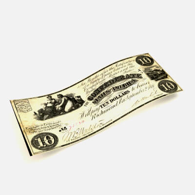 10 Dollars - 1862