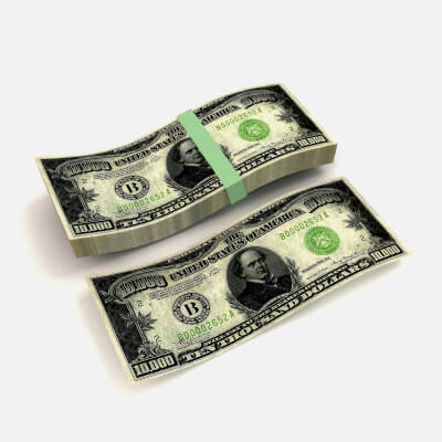 10000 Dollars P 1934