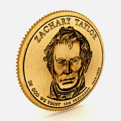 12th President Zachary Taylor Presidential $1 Coin