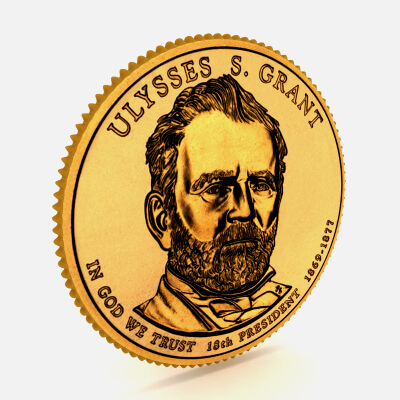 18th President Ulysses S Grant Presidential $1 Coin