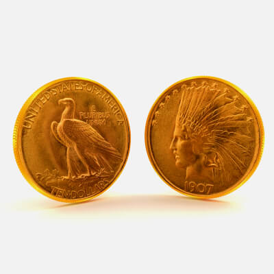 1907 G$10 Indian Head