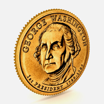 1st President George Washington Presidential Coin