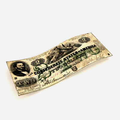 2 Dollars 1862 G