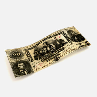 20 Dollars CSA-T20-1862