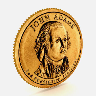 2nd President of the United States COIN