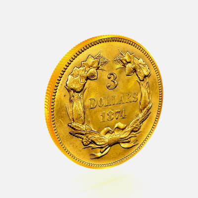3 DOLLARS 1874