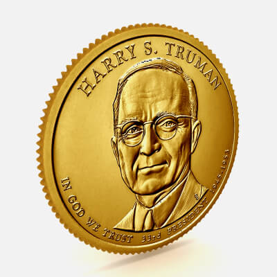 33rd President Harry S Truman Presidential $1 Coin