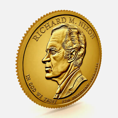 37th President Richard M Nixon Presidential $1 Coin