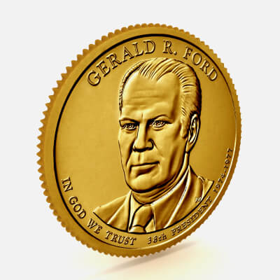 38th President Gerald R Ford Presidential $1 Coin