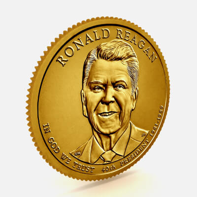 40th President Ronald Reagan Presidential $1 Coin