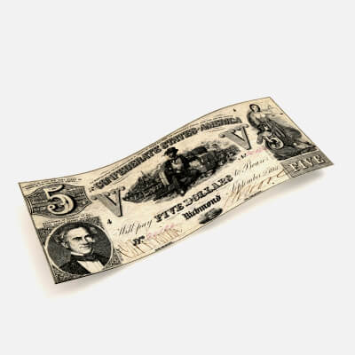 5 Dollars 1861