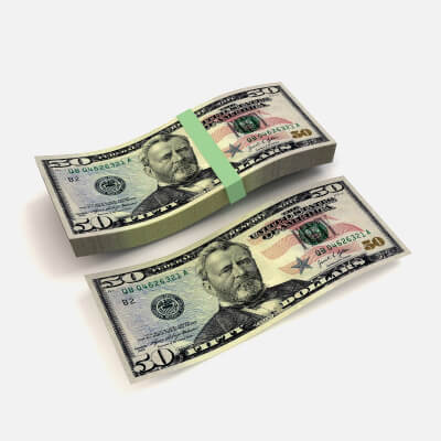 50 Dollar Banknote