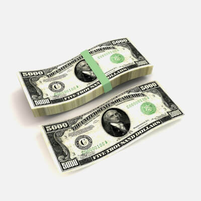 5000 Dollars P 1934