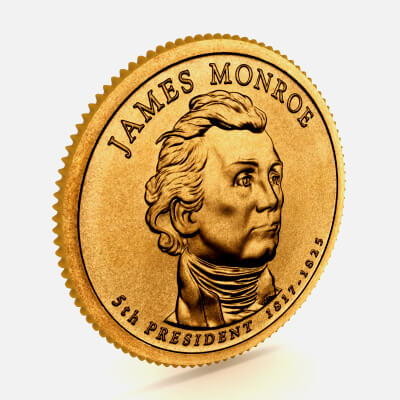 5th President James Monroe Presidential $1 Coin