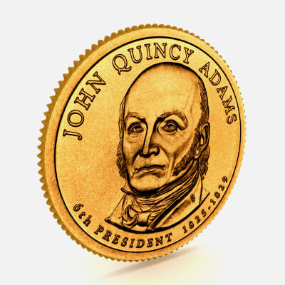 6th President John Quincy Adams Presidential Coin
