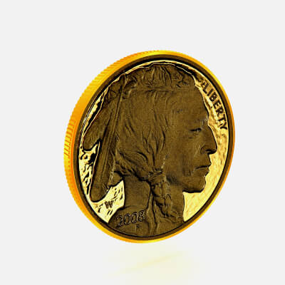 American Buffalo 10 Dollar Quarter Ounce Proof Coin 2008