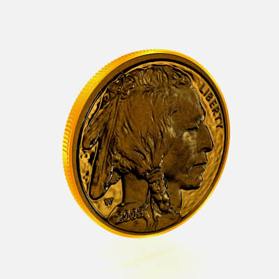 American Buffalo $5 Tenth Ounce Proof Coin 2008