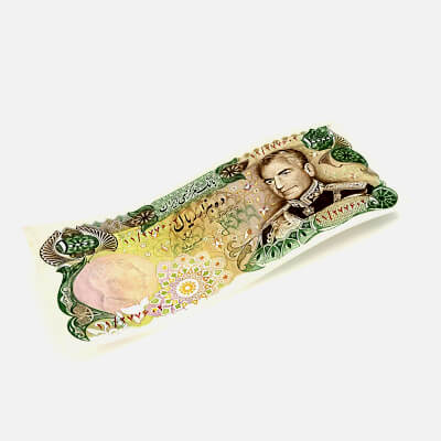 Bank Note 10000 Rials Old