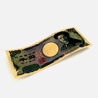Banknote 1000 Yenes Front 1