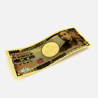 Banknote 10000 Yenes Front