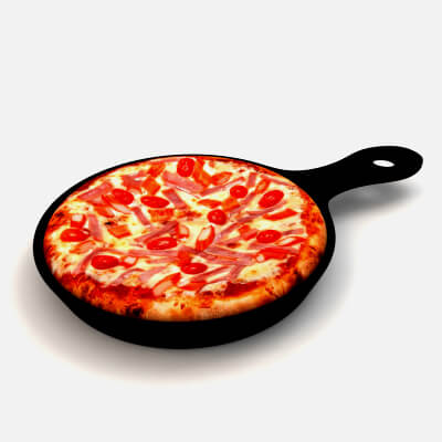 Crab & Ham Pizza