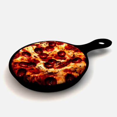Easy Cast Iron Skillet Pizza