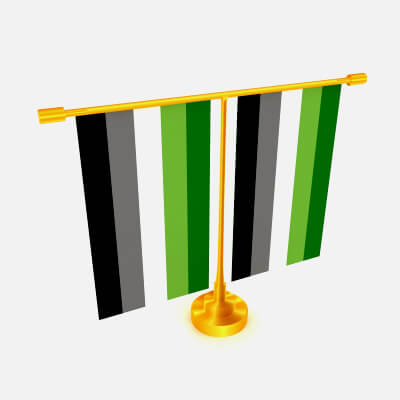 Flag of Aromantic Pride
