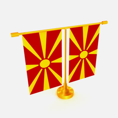 Flag of North Macedonia