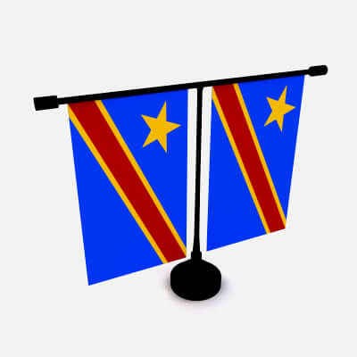 Flag of the Democratic Republic of the Congo