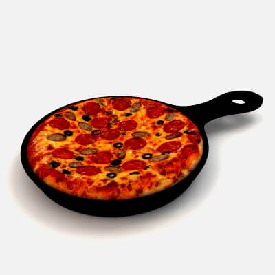 German Sausages and Salami Pizza