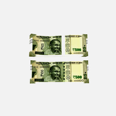 India 500 INR