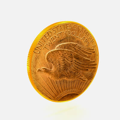 LIBERTY 20 DOLLARS-1908(Arabic motto)