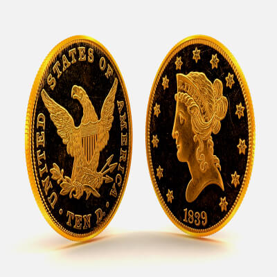 Liberty Head Old Style 10 Dollar 1839