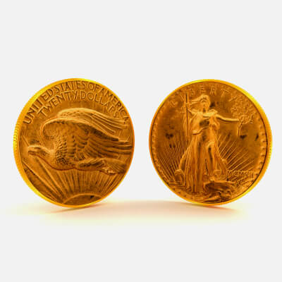 Saint-Gaudens 20 Dollar (Roman High Relief) 1907