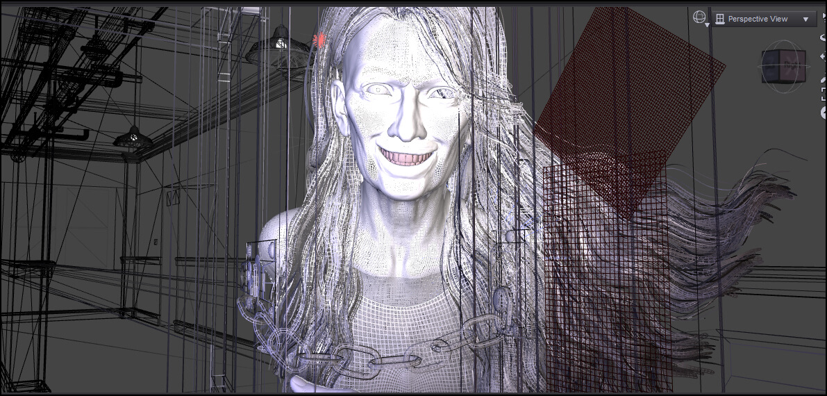 The Unwanted Visitor 3D Render, Digital Artwork by sherwin1996