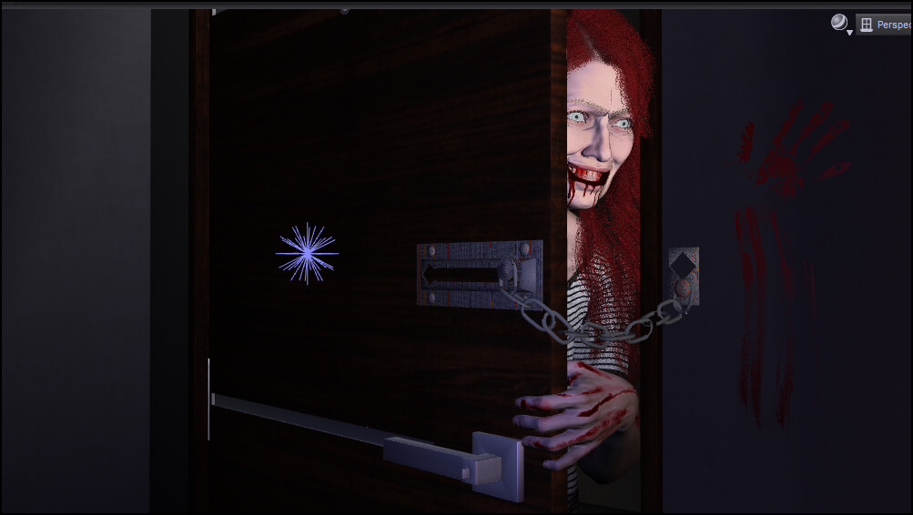 The Unwanted Visitor 3D Render, Digital Artwork by sherwin1996