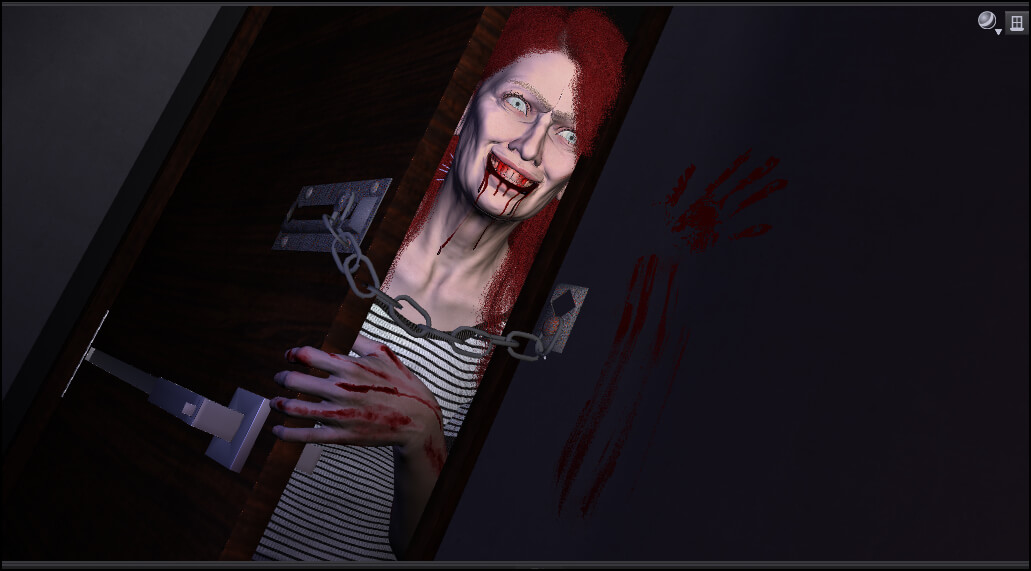 The Unwanted Visitor 3D Render, Digital Artwork by sherwin1996