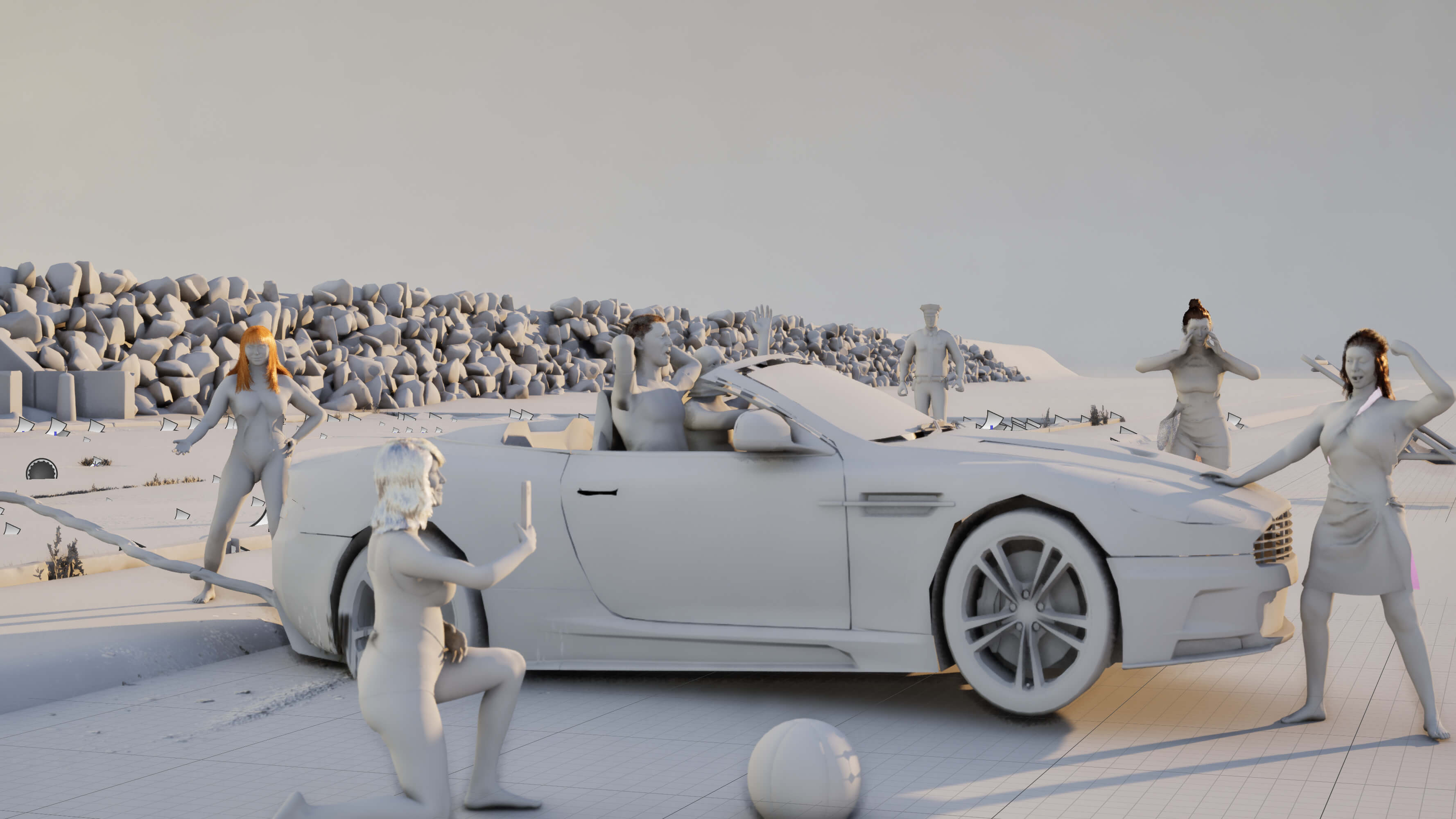 Beware of Theft 3D Render, Digital Artwork by shiva_chin