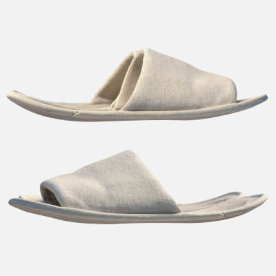 Simple Fabric Slippers