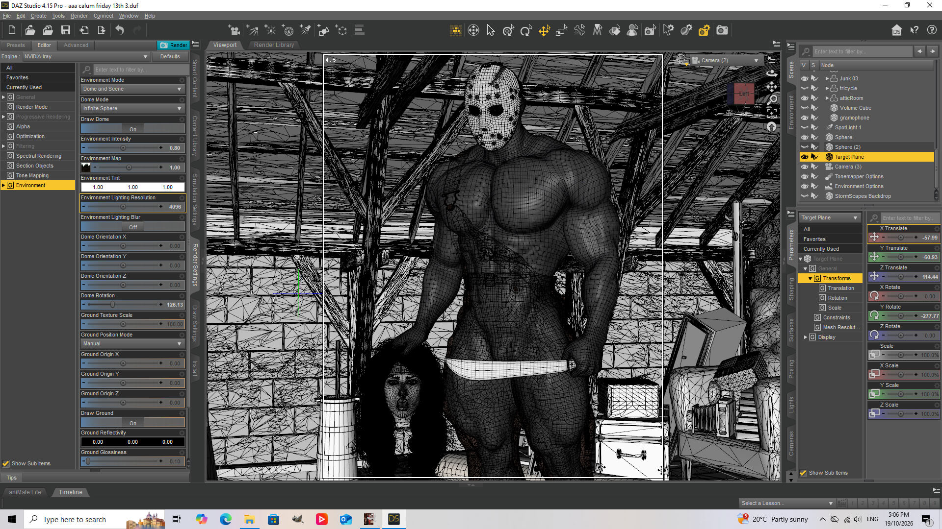 Slasher 3D Render, Digital Artwork by sireza_47