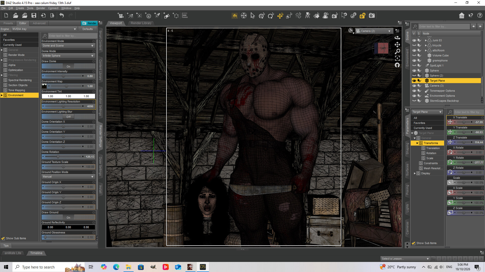 Slasher 3D Render, Digital Artwork by sireza_47