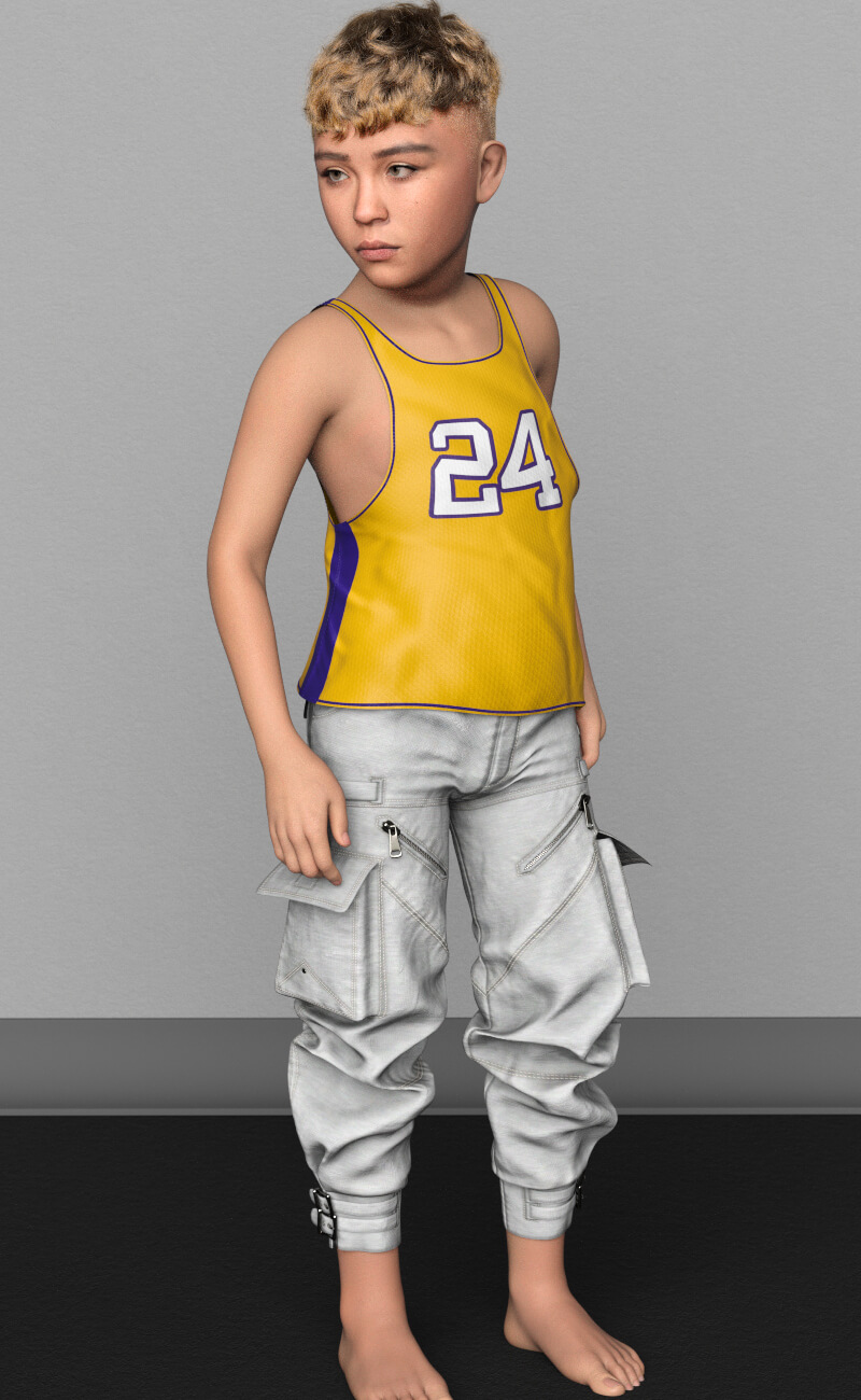 SK Cane for Genesis 9 Kid Boy Daz Content